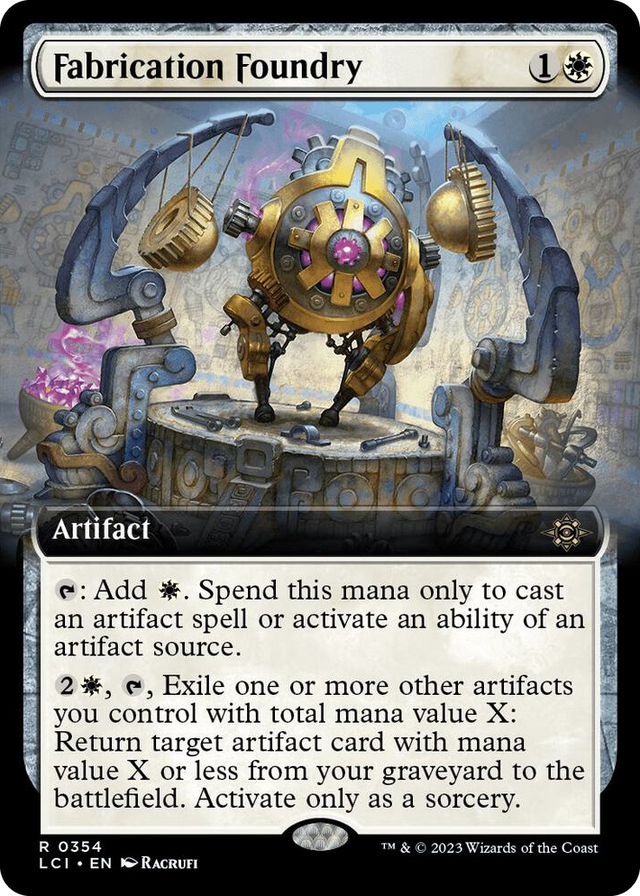 0354 Fabrication Foundry (Extended Art) R The Lost Caverns of Ixalan