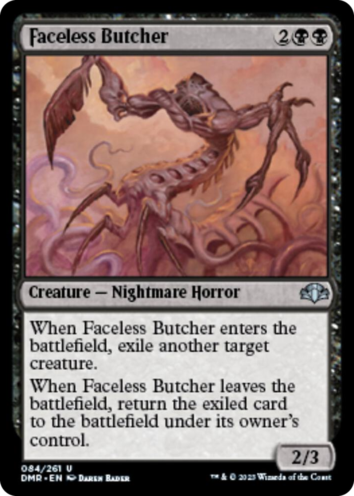 0084 Faceless Butcher U Dominaria Remastered