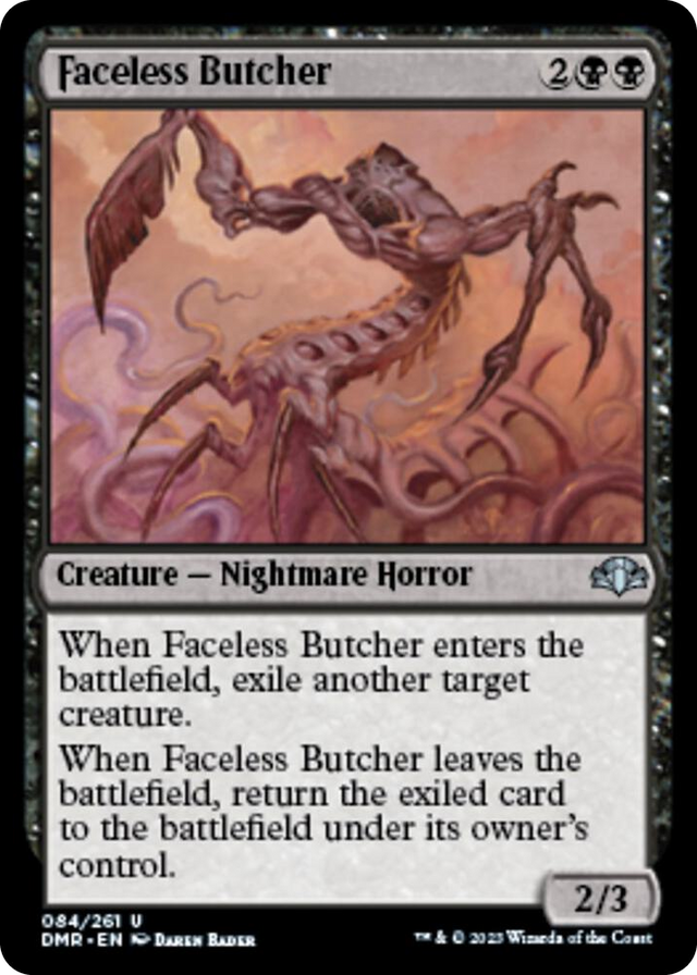 0084 Faceless Butcher U Dominaria Remastered