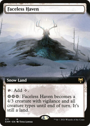 0371 Faceless Haven (Extended Art) R Kaldheim