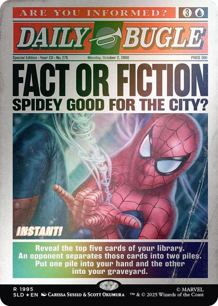 Fact or Fiction (1995) (Rainbow Foil) #1995 R - Secret Lair Drop Series Pokemon card