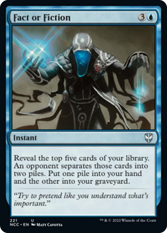 0221 Fact or Fiction U Commander: Streets of New Capenna