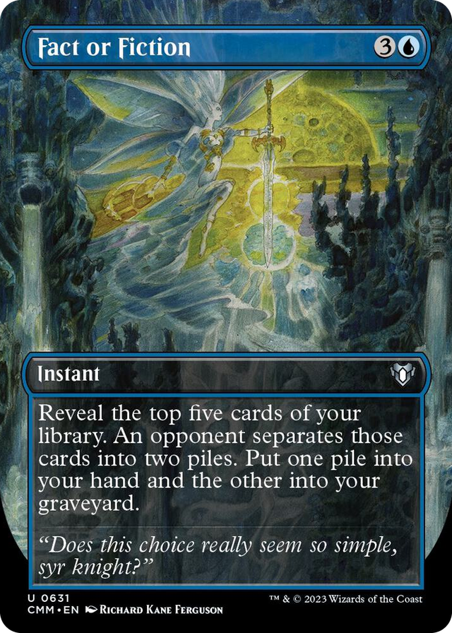 0631 Fact or Fiction (Borderless) U Commander Masters