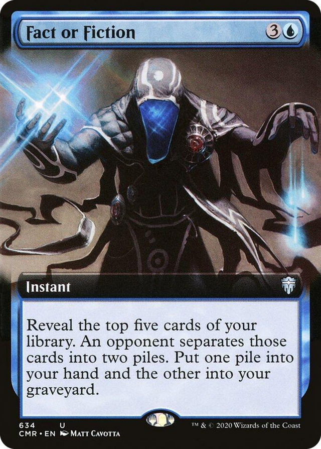 0634 Fact or Fiction (Extended Art) U Commander Legends