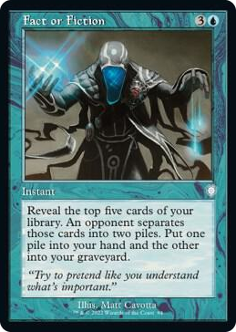 0084 Fact or Fiction (Retro Frame) U Commander: The Brothers' War
