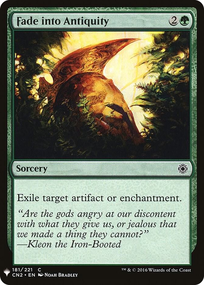 Fade into Antiquity #181 C - The List Reprints Pokemon card
