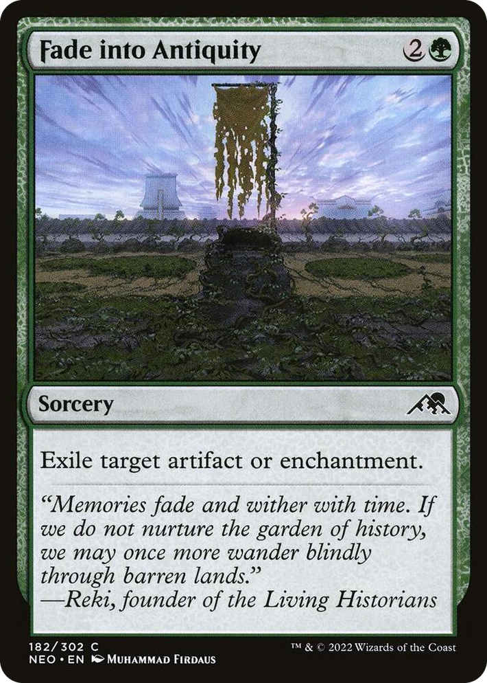 0182 Fade into Antiquity C Kamigawa: Neon Dynasty