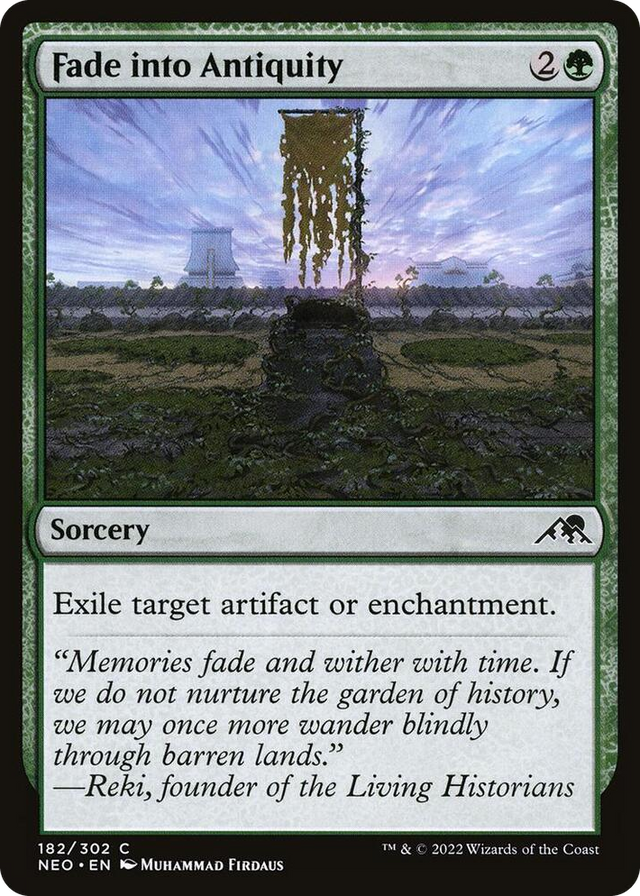 0182 Fade into Antiquity C Kamigawa: Neon Dynasty