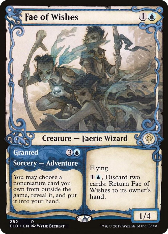 0282 Fae of Wishes (Showcase) R Throne of Eldraine