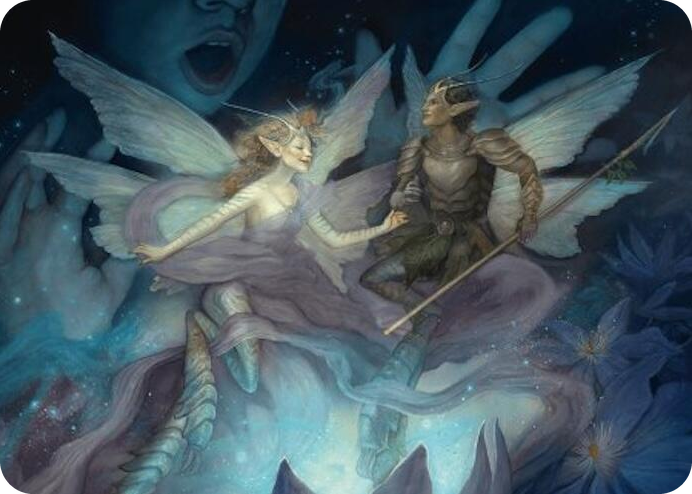 0006 Faebloom Trick Art Card (6/54) S Art Series: Foundations