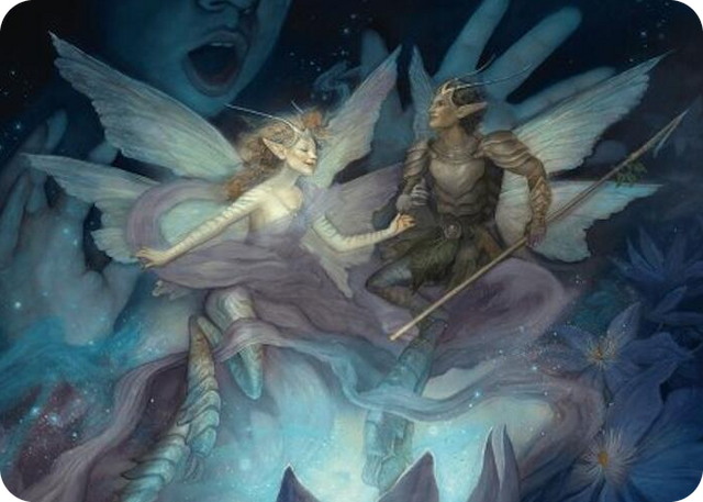 0006 Faebloom Trick Art Card (6/54) S Art Series: Foundations