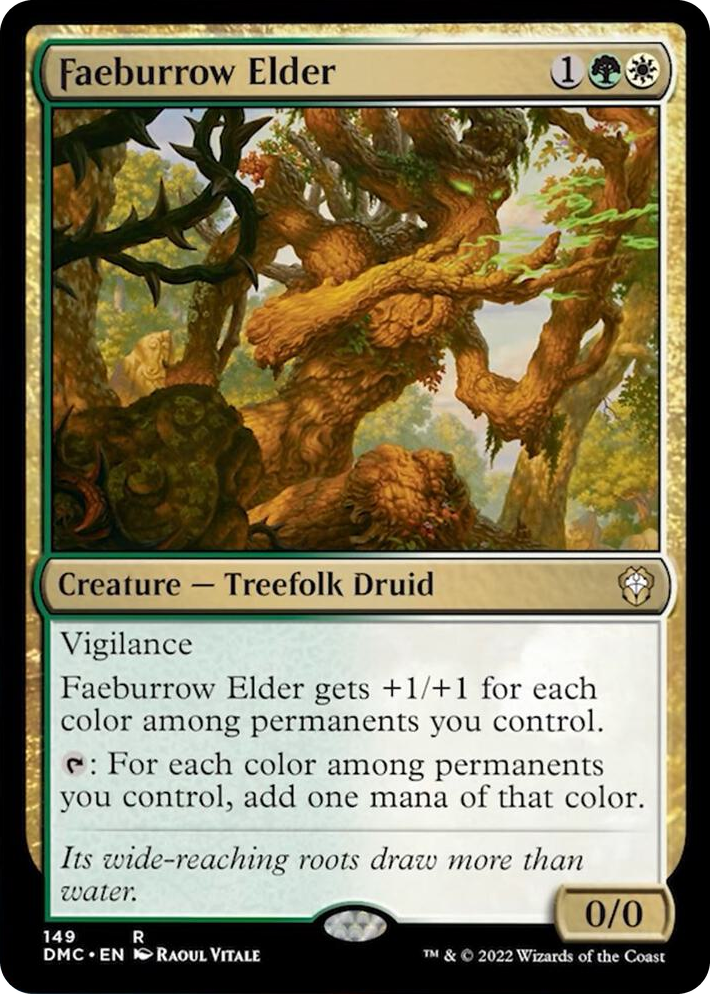 0149 Faeburrow Elder R Commander: Dominaria United