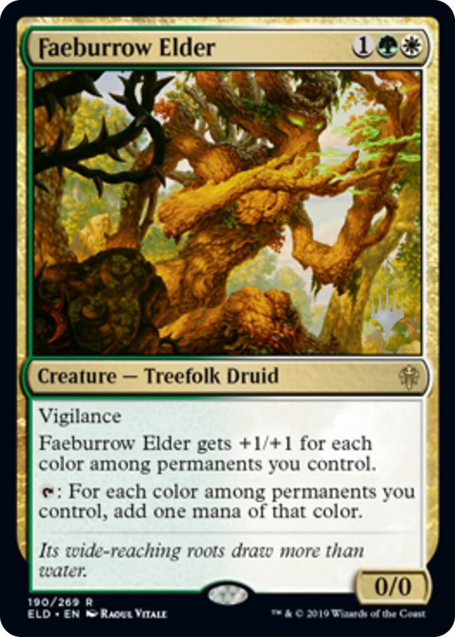 0190 Faeburrow Elder R Promo Pack: Throne of Eldraine