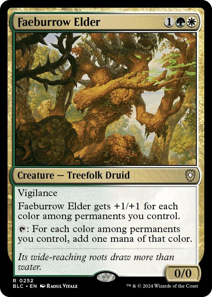 0252 Faeburrow Elder R Commander: Bloomburrow