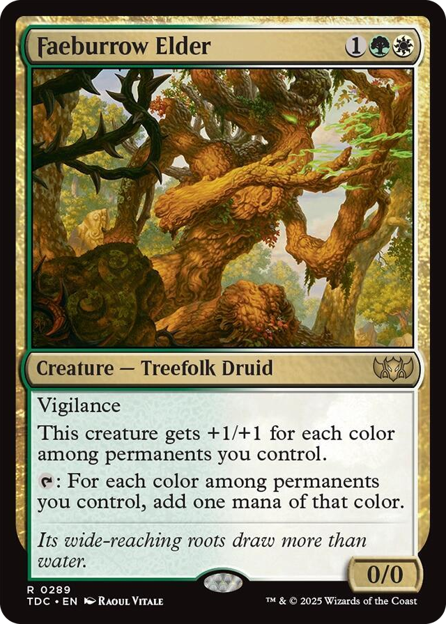 0289 Faeburrow Elder R Commander: Tarkir: Dragonstorm