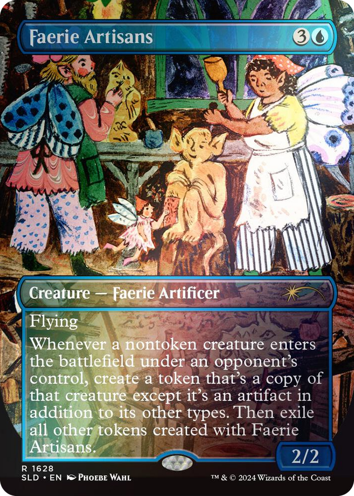 Faerie Artisans (Rainbow Foil) #1628 R - Secret Lair Drop Series Pokemon card