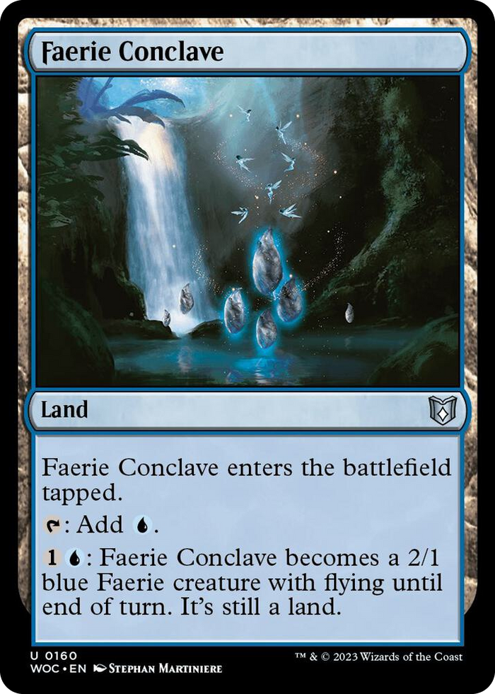 Faerie Conclave #160 U - Commander: Wilds of Eldraine Pokemon card