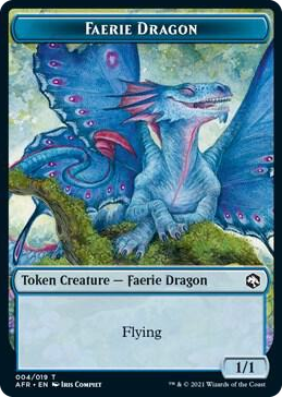 0004 Faerie Dragon Token T Adventures in the Forgotten Realms