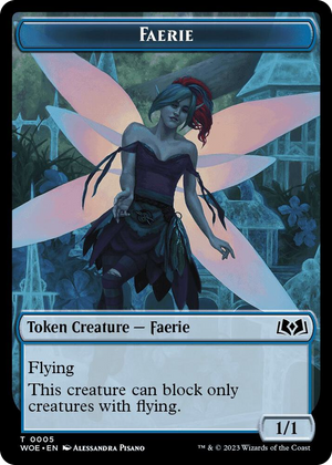0005 Faerie // Food (0011) Double-Sided Token T Wilds of Eldraine