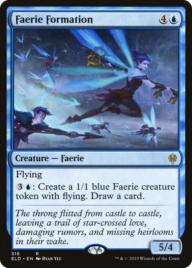 0316 Faerie Formation R Throne of Eldraine