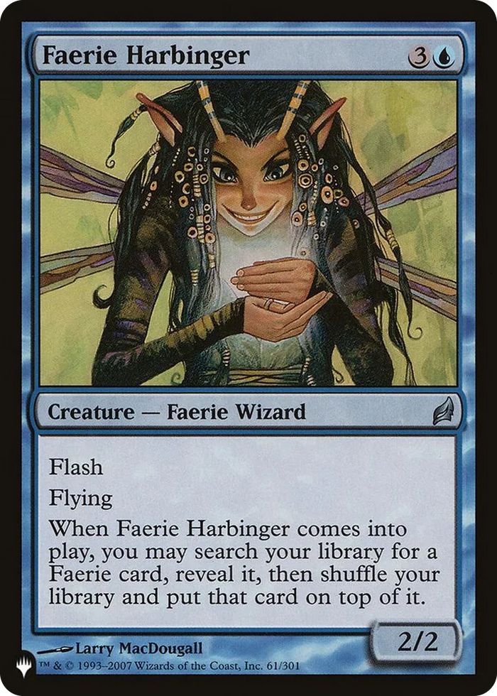 0061 Faerie Harbinger U The List Reprints