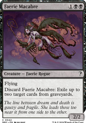 0042 Faerie Macabre (White Border) C Mystery Booster 2