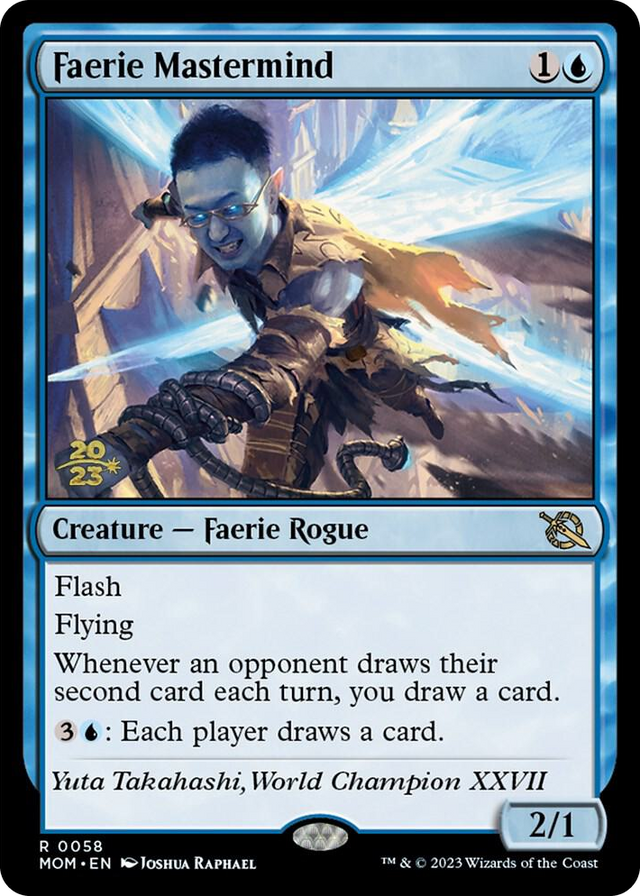 0058 Faerie Mastermind R Prerelease Cards