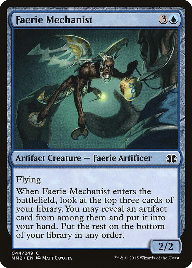 0044 Faerie Mechanist C Modern Masters 2015
