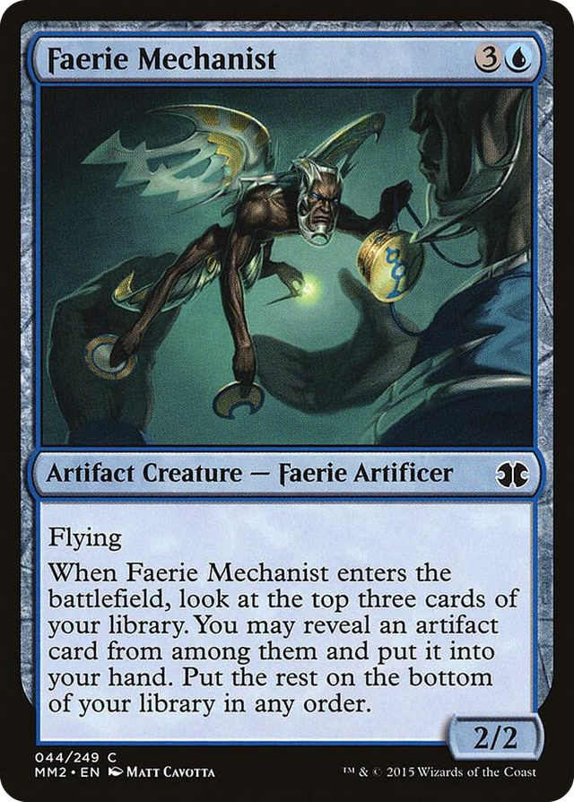 0044 Faerie Mechanist C Modern Masters 2015