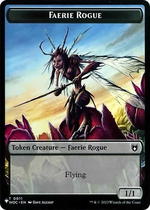 0011 Faerie Rogue // Ape Double-Sided Token T The List Reprints