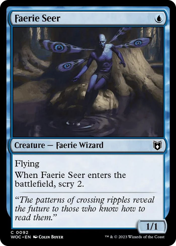 0092 Faerie Seer C Commander: Wilds of Eldraine