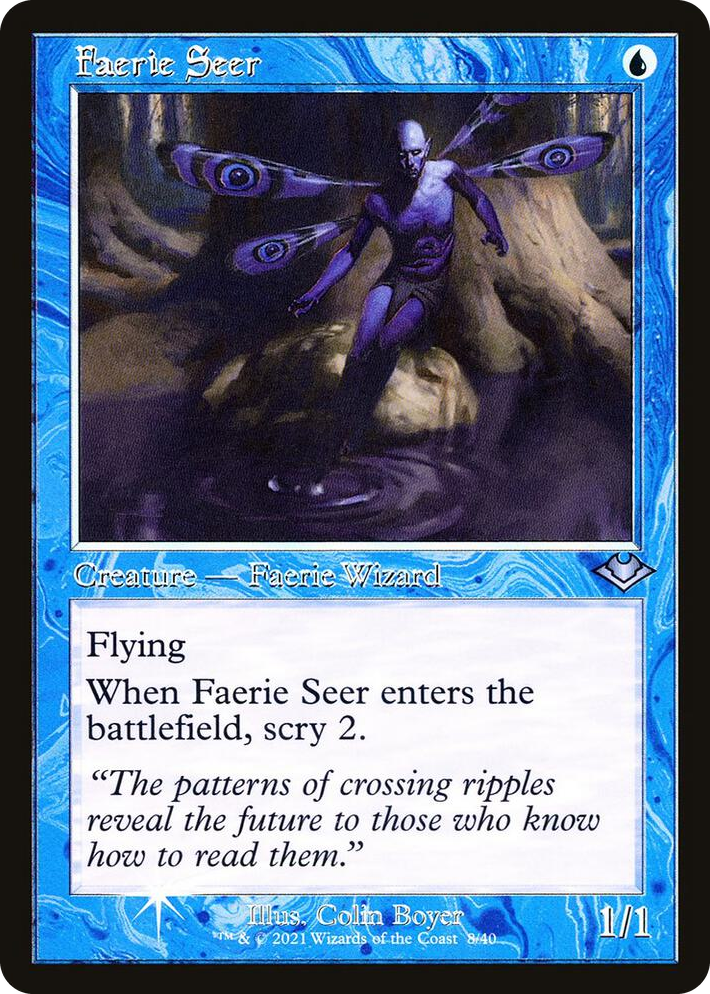 0008 Faerie Seer (Retro Frame) U Modern Horizons