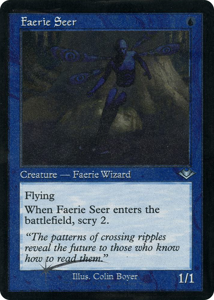 0008 Faerie Seer (Retro Frame) (Foil Etched) U Modern Horizons