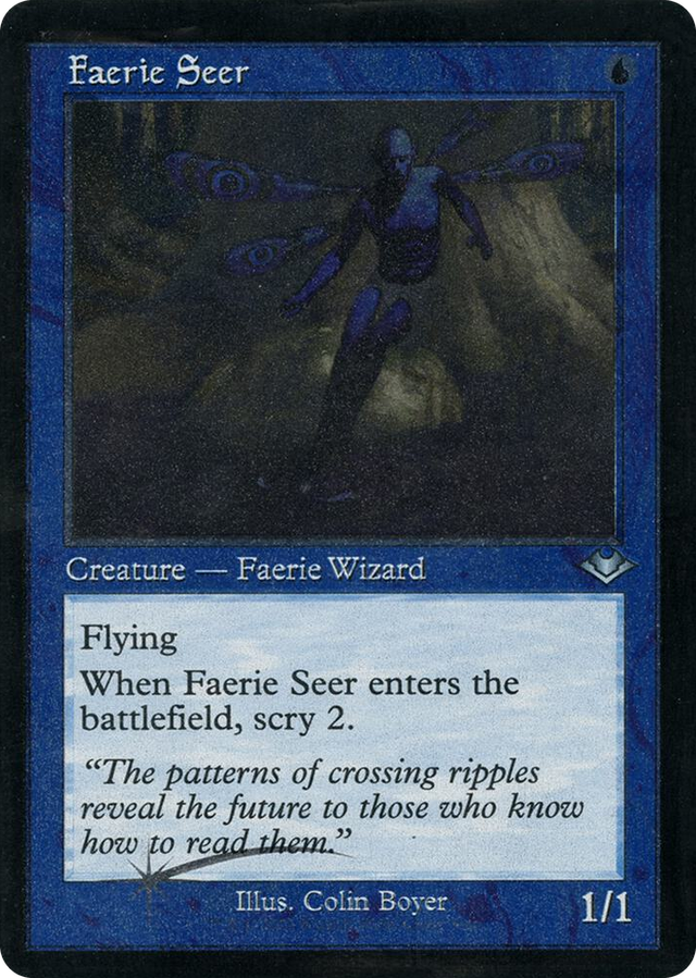 0008 Faerie Seer (Retro Frame) (Foil Etched) U Modern Horizons