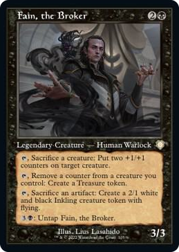 0105 Fain, the Broker (Retro Frame) R Commander: The Brothers' War