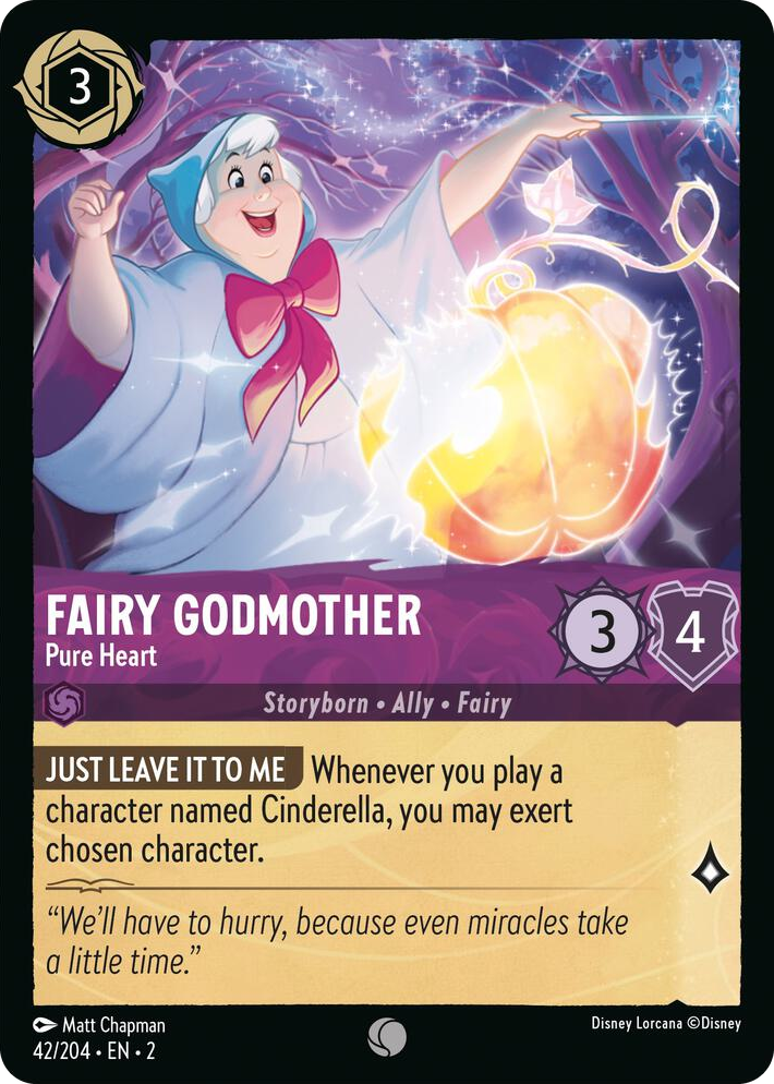 0042 Fairy Godmother - Pure Heart Common Rise of the Floodborn