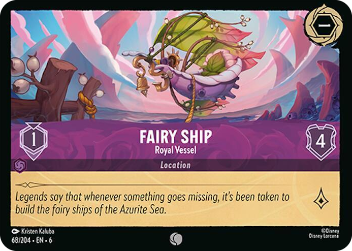 0068 Fairy Ship - Royal Vessel Common Azurite Sea