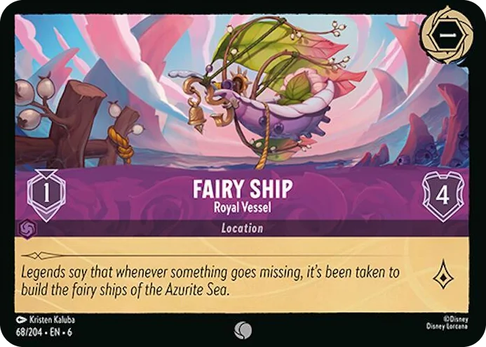 0068 Fairy Ship - Royal Vessel Common Azurite Sea