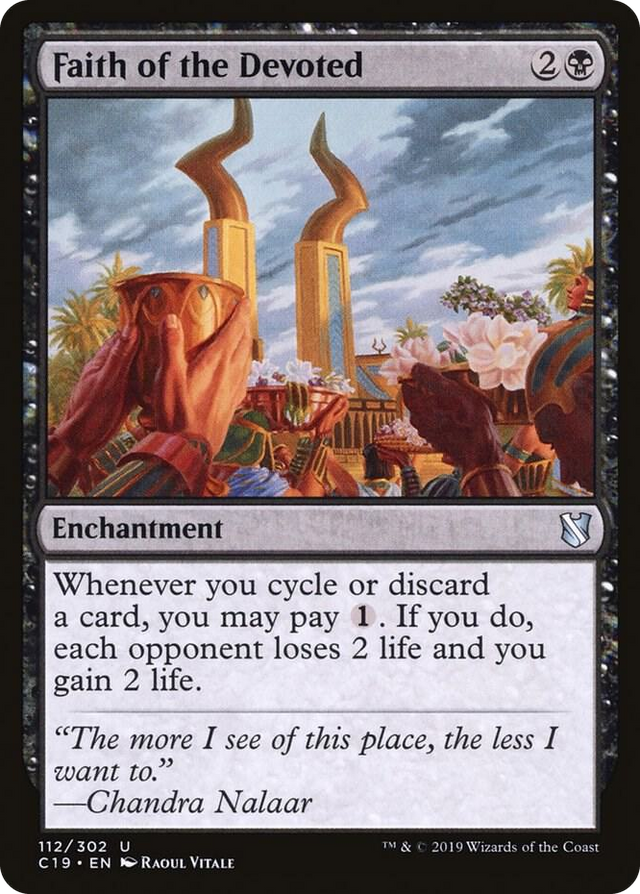 0112 Faith of the Devoted U Commander 2019