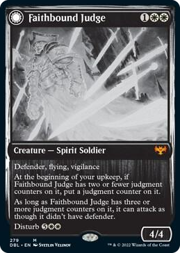 Faithbound Judge #279 M - Innistrad: Double Feature Pokemon card