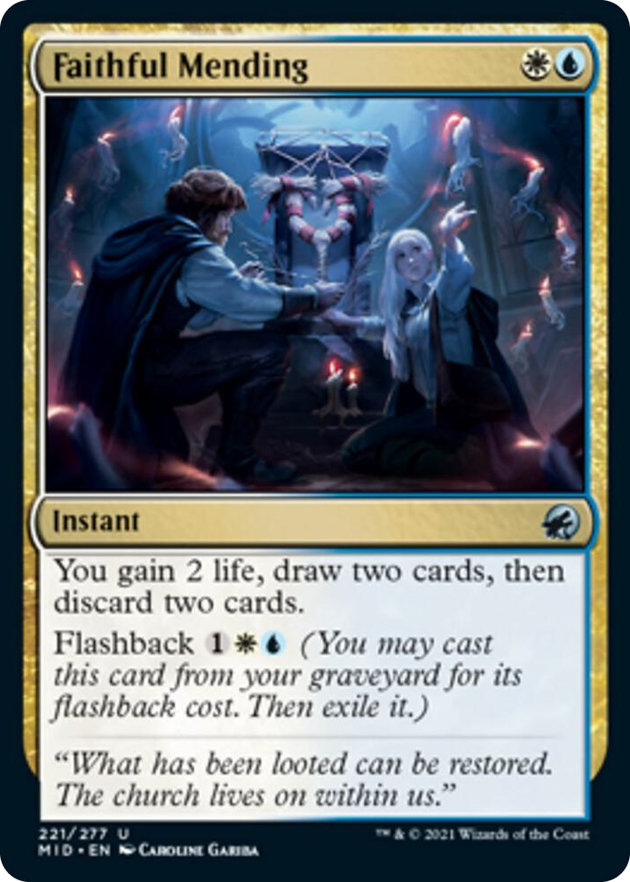0221 Faithful Mending U Innistrad: Midnight Hunt