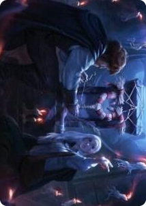 0060 Faithful Mending Art Card S Art Series: Innistrad: Midnight Hunt