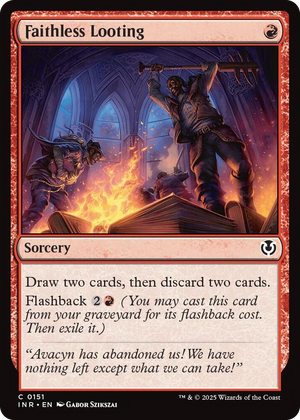 0151 Faithless Looting C Innistrad Remastered