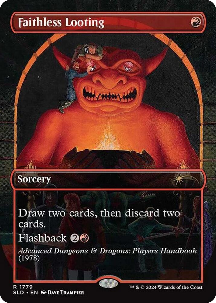 1779 Faithless Looting R Secret Lair Drop Series