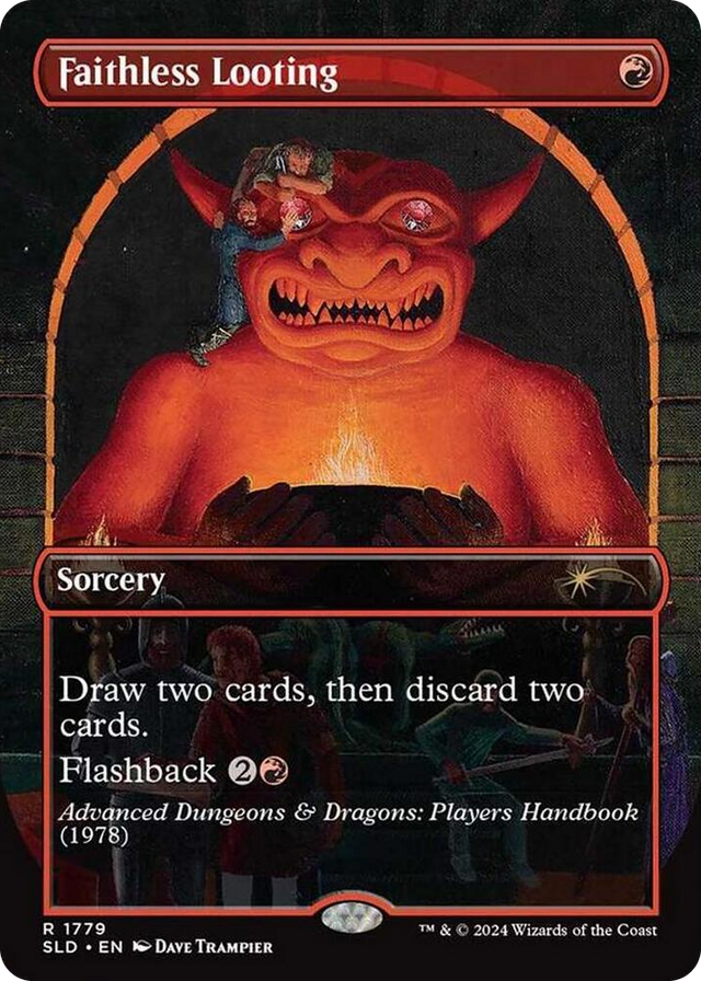 1779 Faithless Looting R Secret Lair Drop Series