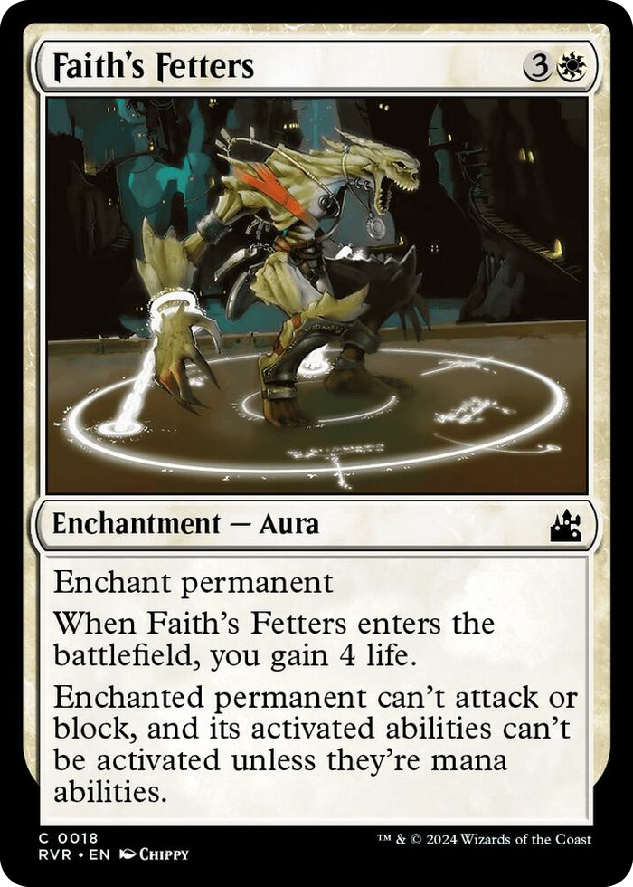 Faith's Fetters #18 C - Ravnica Remastered Pokemon card