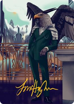 0067 Falco Spara, Pactweaver Art Card (67/81) (Gold-Stamped Signature) S Art Series: Streets of New Capenna