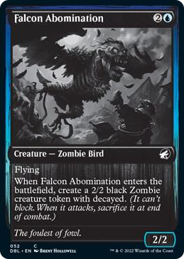 Falcon Abomination #52 C - Innistrad: Double Feature Pokemon card