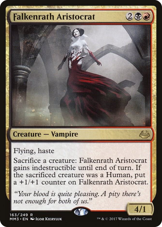 Falkenrath Aristocrat #163 R - Modern Masters 2017 Pokemon card