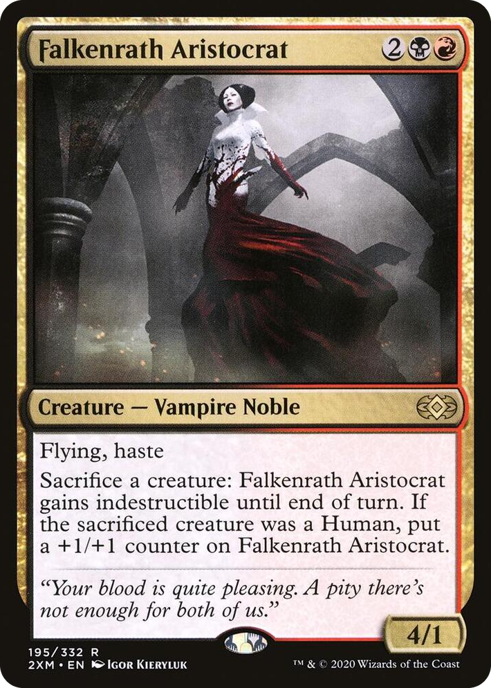 0195 Falkenrath Aristocrat R Double Masters